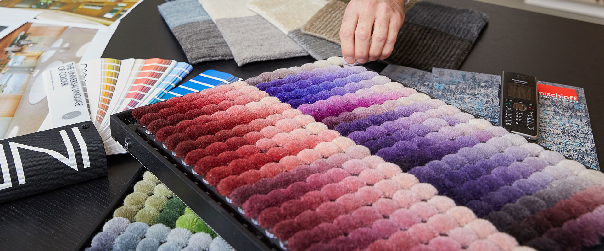 Farben der Teppiche